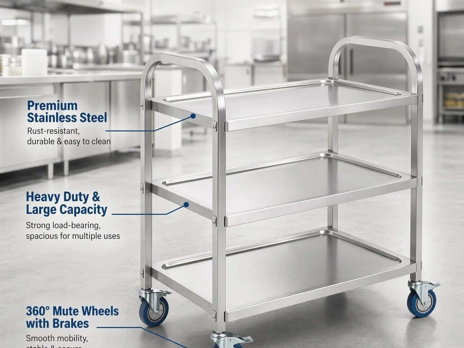 3-tier key features labeled