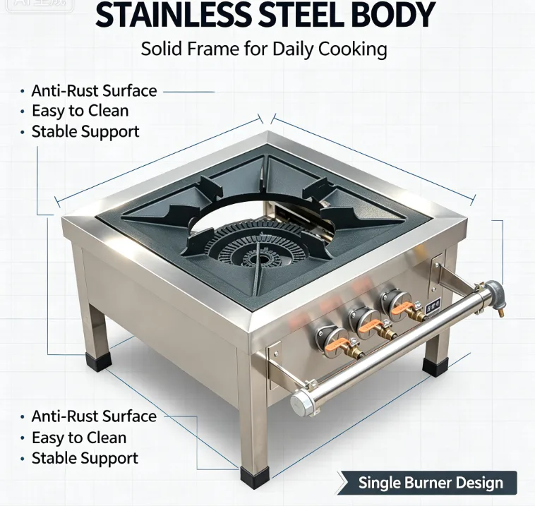 3-ring gas stock pot stove size and configuration options
