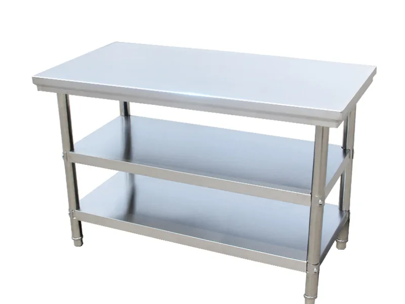 Table with swivel casters