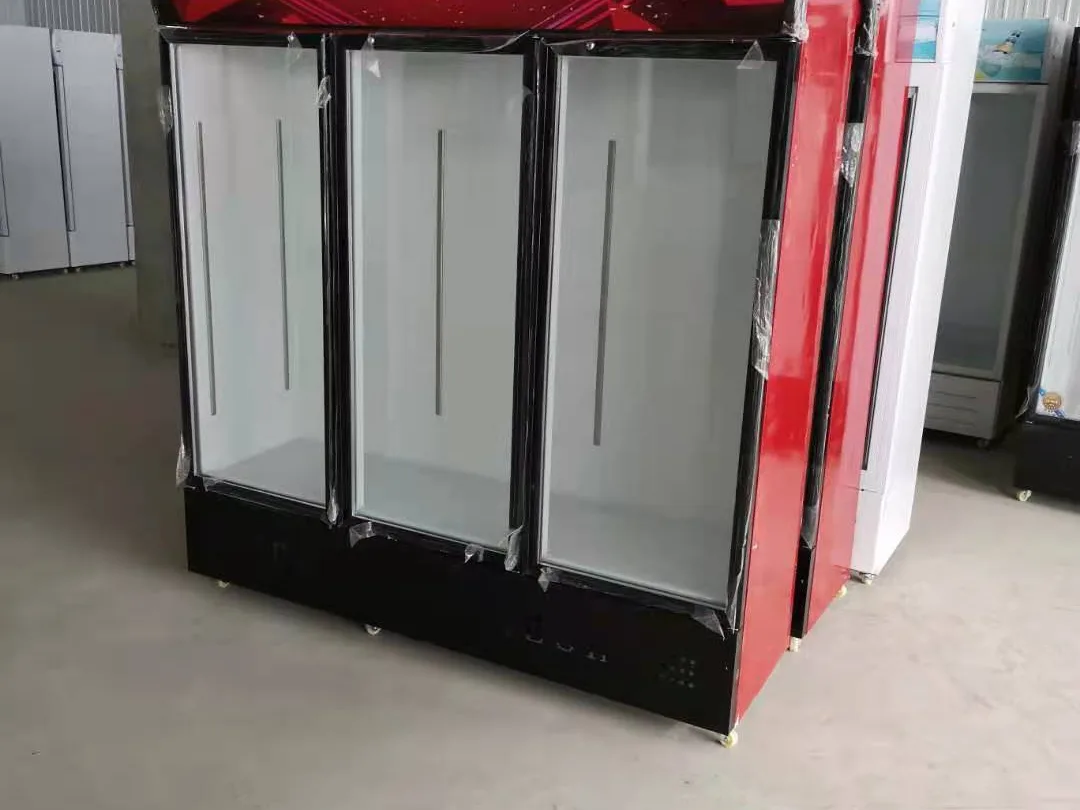 Three-door cooler