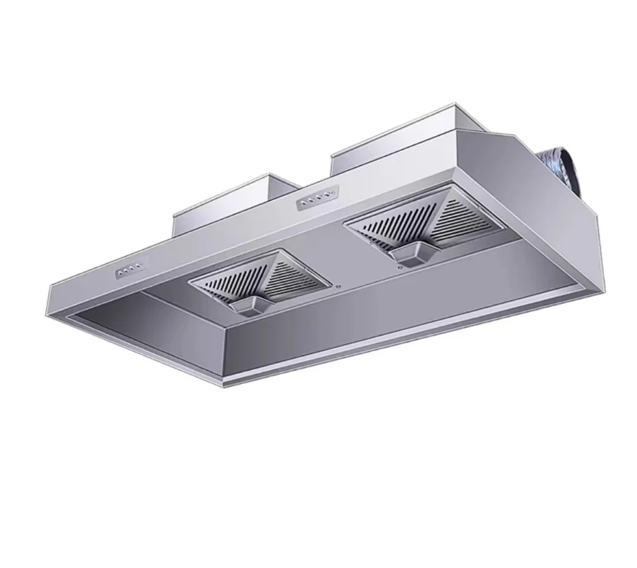 Double fan exhaust hood