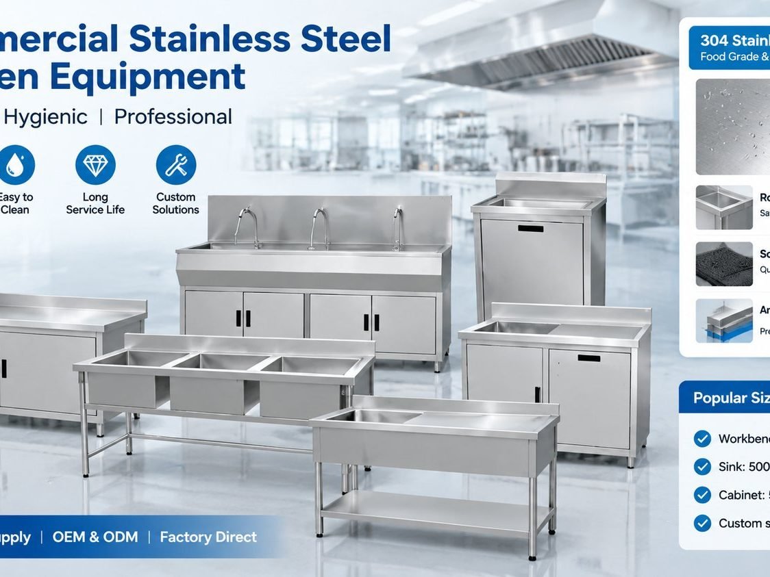 Commercial Stainless Steel Kitchen Sink