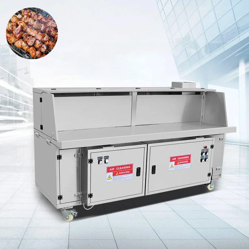 Side view with lockable casters