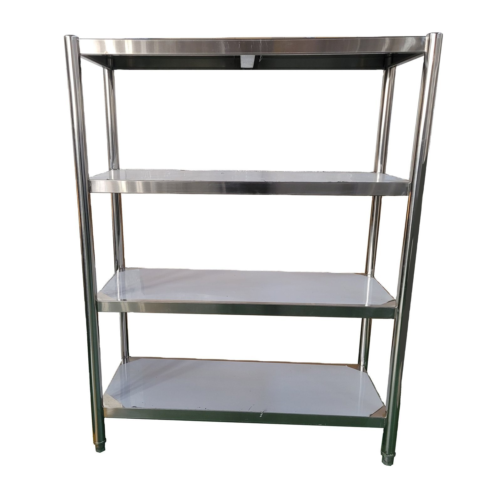 Full Kitchen 4-tier commercial stainless steel shelving unit