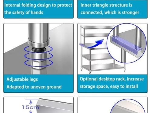 Double layer under shelf