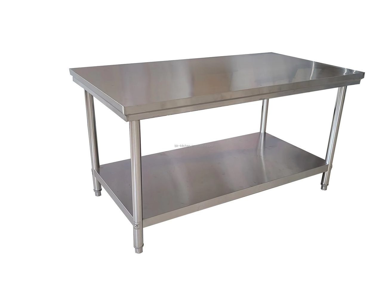 Double Layer Stainless Steel Workbench