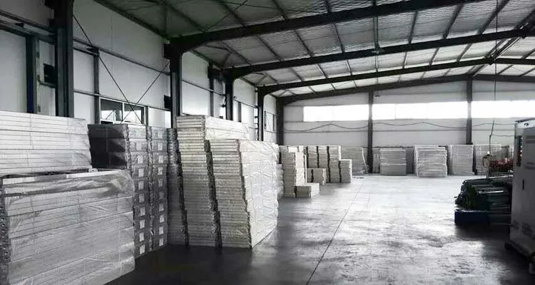 Stainless steel material stock in factory