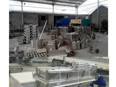 Packed units before container loading