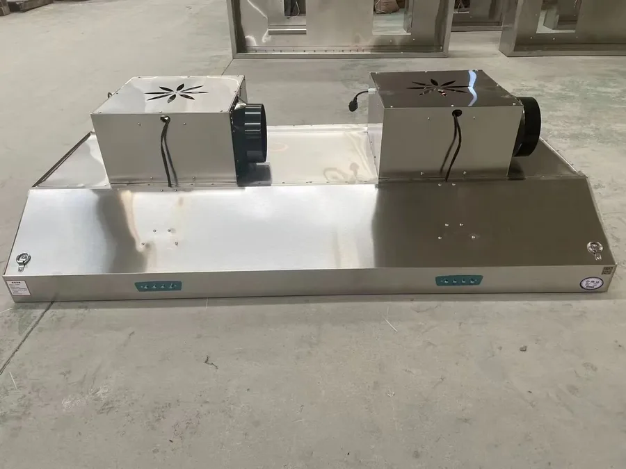 Commercial stainless steel exhaust hood