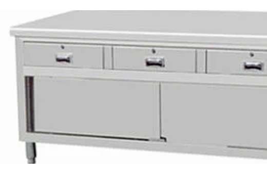 3 Drawers, 2 Doors Kitchen Prep Station