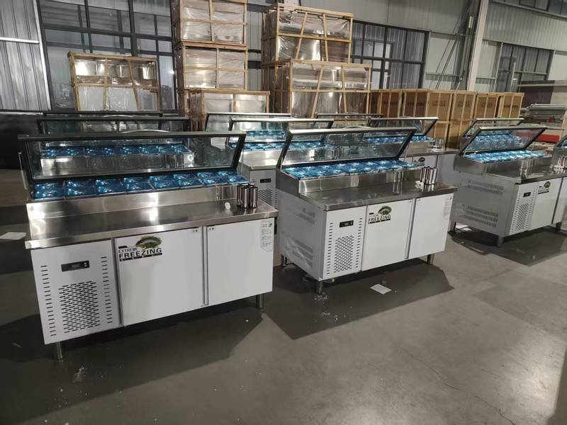Factory warehouse — multiple units ready to ship