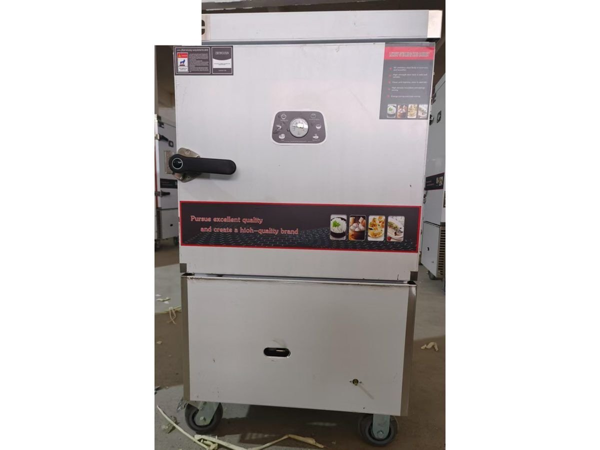 12-tray gas rice steamer cabinet