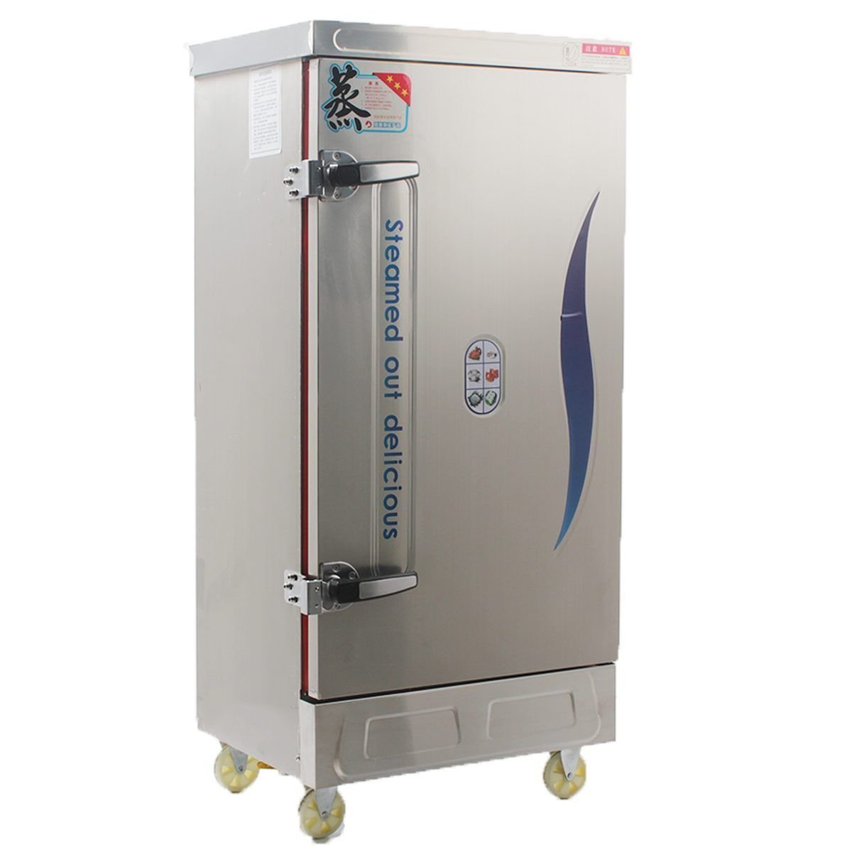 Front view of Full Kitchen commercial gas rice steamer cabinet